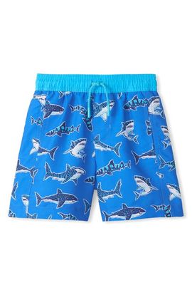 Hatley Hatley Kids' Shark Print Swim Trunks