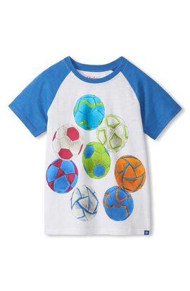 Hatley Hatley Kids' Soccer Balls Graphic T-Shirt