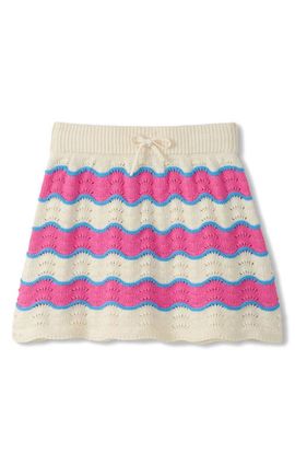 Hatley Hatley Kids' Strawberry Moon Stripe Knit Skirt