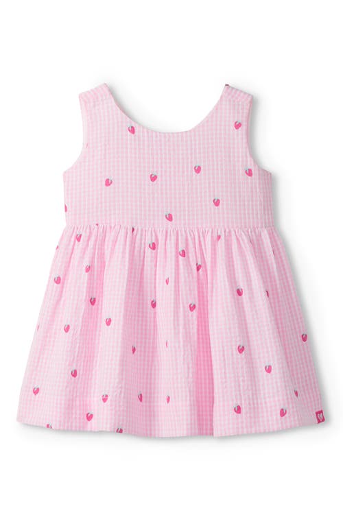 Hatley Hatley Kids' Teeny Berries Gingham Cotton Seersucker Dress