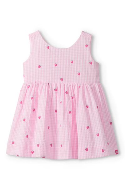 Hatley Hatley Kids' Teeny Berries Gingham Cotton Seersucker Dress