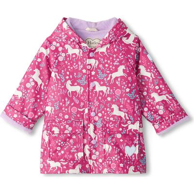Hatley Hatley Kids' Unicorn Forest Snap Rain Coat