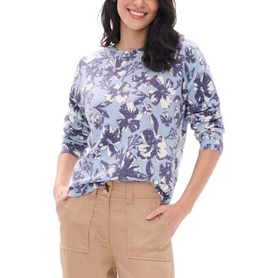 Hatley Hatley Noa Big Blooms Crewneck Sweater