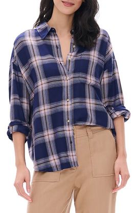 Hatley Hatley Relaxed Plaid Button Front Shirt