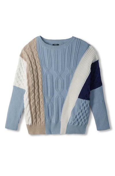 Hatley Hatley Rumi Mixed Pattern Sweater