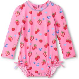 Hatley Hatley Summer Berries One-Piece Rashguard Swimsuit