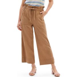 Hatley Hatley Tigers Eye Drawstring Linen Blend Wide Leg Pants