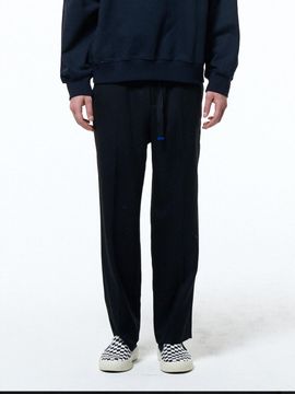 HAUS 072C BELT DETAIL PANTS BLACK