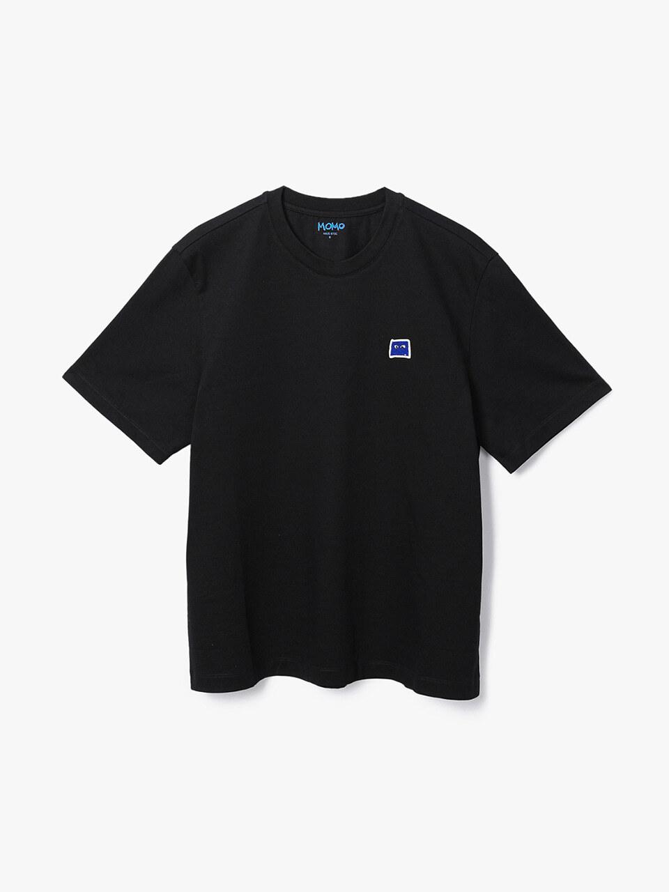 HAUS 072C CHER MOMO OVERFIT T-SHIRT BLACK