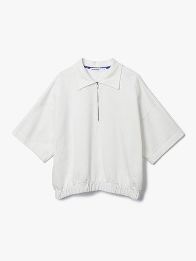 HAUS 072C JERRY BLOUSON SHORT SLEEVE T-SHIRT WHITE