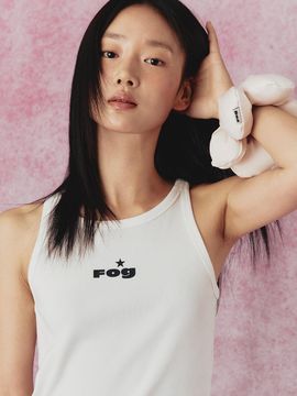 hausFOG Floral Hair Scrunchie [Ivory]