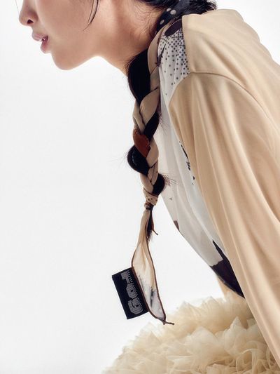 hausFOG Logo Scarf [Beige]