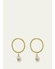 Haute Victoire Akoya Pearl Hand-Twisted 18K Yellow Gold Earrings - 1