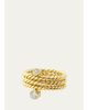 Haute Victoire Hand Twisted 3 Row Diamond Ring - 1