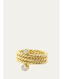 Haute Victoire Hand Twisted 3 Row Diamond Ring