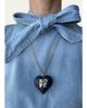 Haute Victoire HOPE Ebony and Diamond Pendant - 2