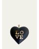 Haute Victoire LOVE Ebony and Diamond Pendant - 1