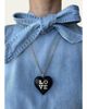 Haute Victoire LOVE Ebony and Diamond Pendant - 2