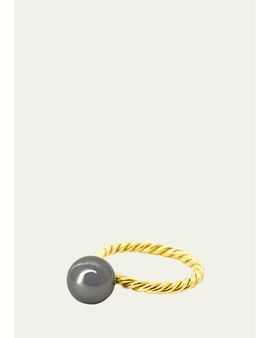 Haute Victoire Tahitian Pearl Hand Twisted Ring