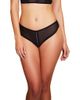 Hauty Hauty High Waist Hook and Eye Mesh Panties - 1