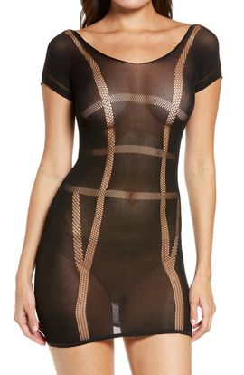 Hauty Hauty Hosiery Mesh Chemise