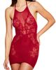 Hauty Hauty Mesh & Lace Halter Chemise - 1