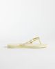 Havaianas Havaianas embelished square toe flip flops in cream-White - 2
