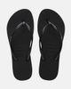 Havaianas Havaianas slim flatform flip flops in black - 1