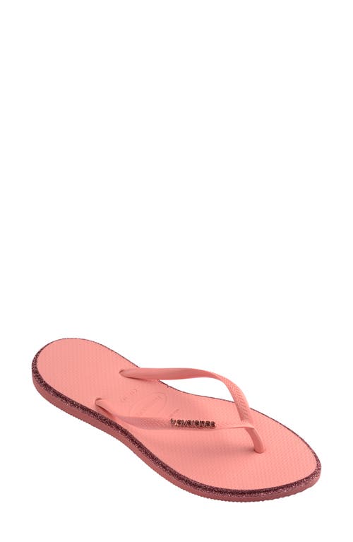 Havaianas Havaianas Slim Point Glitter Flip Flop