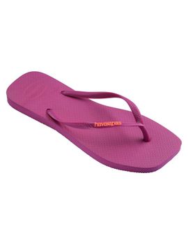 Havaianas Havaianas slim square toe flip flops in rose-pink
