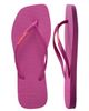 Havaianas Havaianas slim square toe flip flops in rose-pink - 2