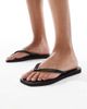 Havaianas Havaianas square toe flip flops in black - 1