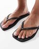Havaianas Havaianas square toe flip flops in black - 4