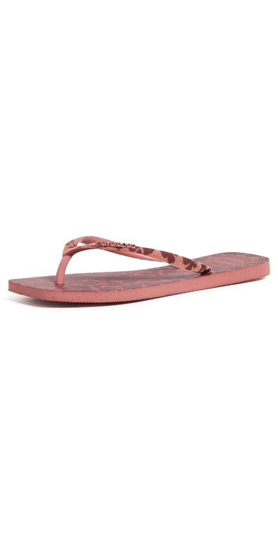 Havaianas Havaianas Square Velvet Flip Flops Canyon Clay