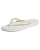 Havaianas Havaianas Top Logo Metallic Sandals White - 1