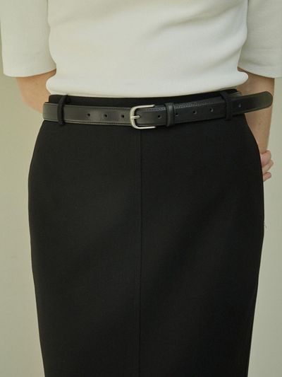 HAVEC Classic Leather Belt_Black