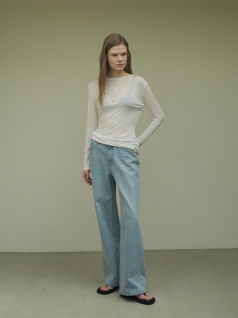 HAVEC Classic straight fit jeans / Light blue