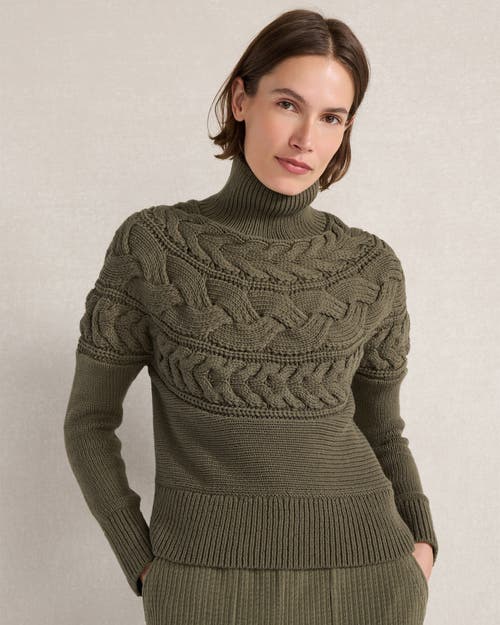 Haven Well Within Haven Well Within Cotton Blend Cable Mockneck Sweater