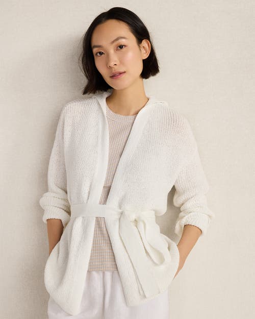 Haven Well Within Haven Well Within Cotton Blend Tie-Front Hooded Cardigan