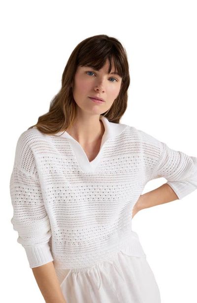 Haven Well Within Haven Well Within Cotton Mixed Stitch Johnny Collar Sweater