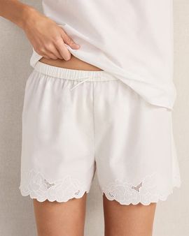Haven Well Within Haven Well Within Cotton Poplin Embroidered Shorts