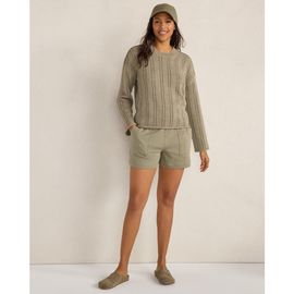 Haven Well Within Haven Well Within Cotton Tape Yarn Vertical Stitch Sweater