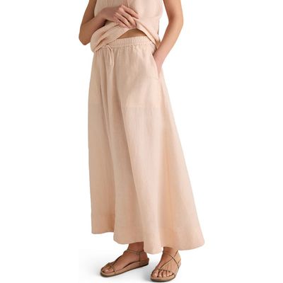 Haven Well Within Haven Well Within Linen Drawstring Midi Skirt