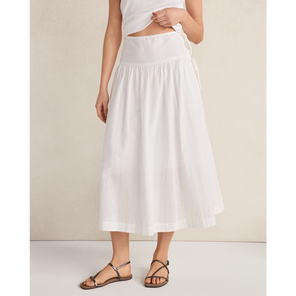 Haven Well Within Haven Well Within Organic Cotton Eyelet Drop Waist Skirt