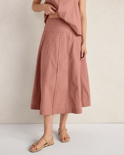 Haven Well Within Haven Well Within Organic Cotton Poplin Drop Waist Skirt