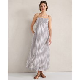 Haven Well Within Haven Well Within Organic Cotton Poplin Stripe Bubble Hem Maxi Dress