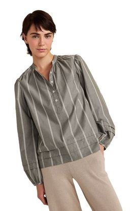 Haven Well Within Haven Well Within Organic Cotton Poplin Stripe Long Sleeve Top