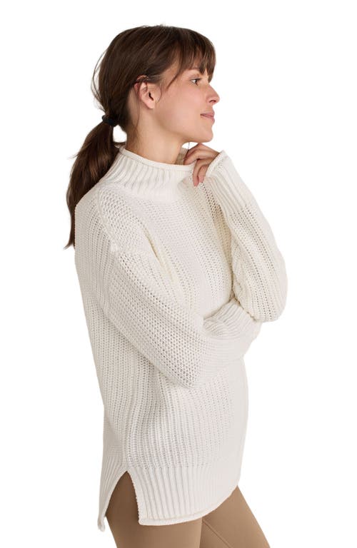 Haven Well Within Haven Well Within Organic Cotton Shaker Stitch Roll Neck Sweater