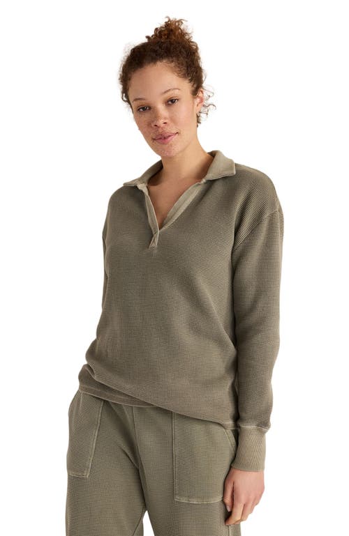 Haven Well Within Haven Well Within Organic Cotton Waffle Johnny Collar Top