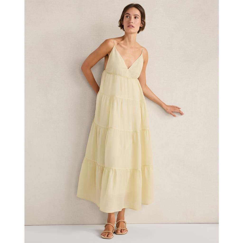 Haven Well Within Haven Well Within Ramie Blend Tiered Maxi Dress